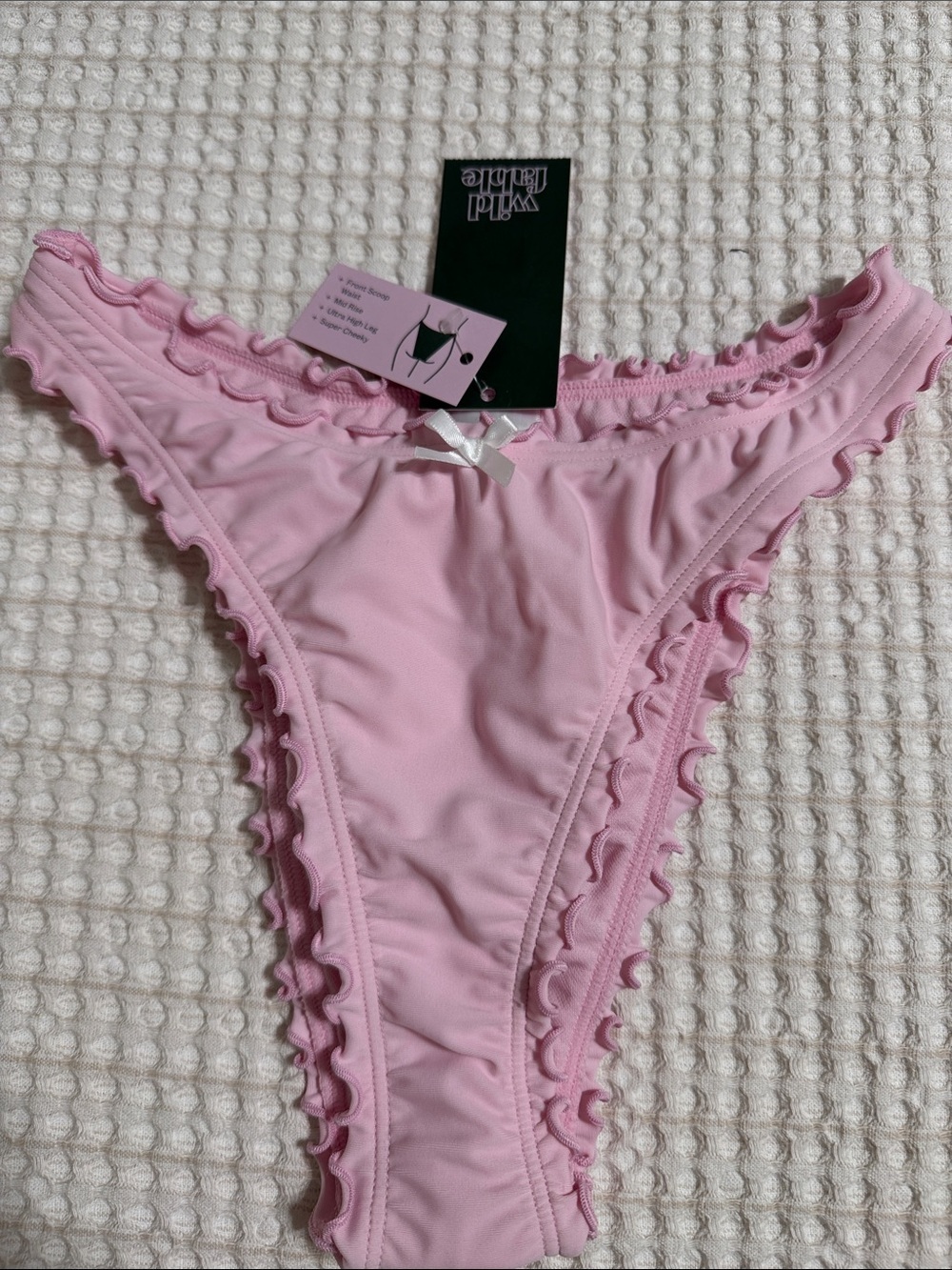 wild fable Pink Ruffle Bikini Bottom